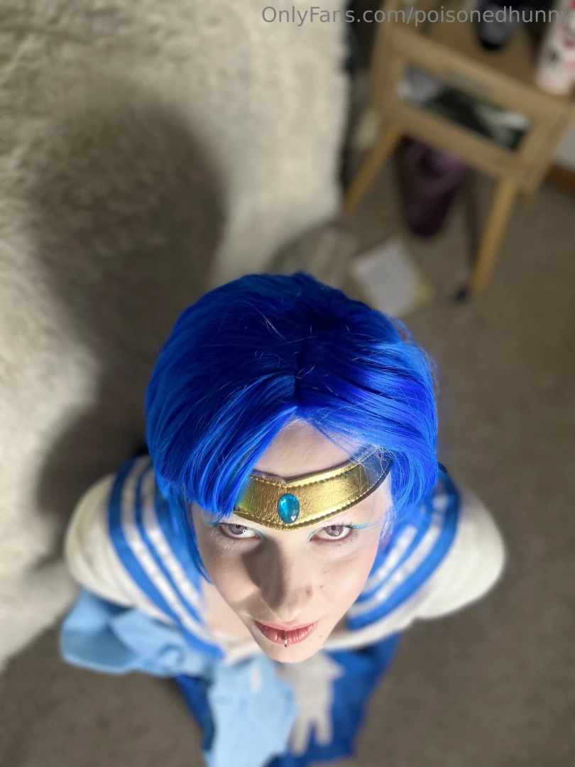 Watch sailor mercury get fucked then busted on he couldn t hold in his 