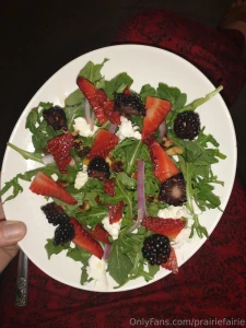 Salad anyone feeling like spring so these were refreshing after a part 1