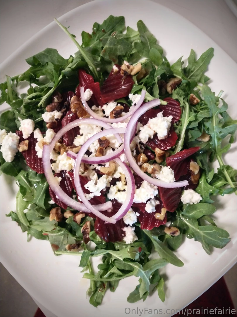 Salad anyone feeling like spring so these were refreshing after a 