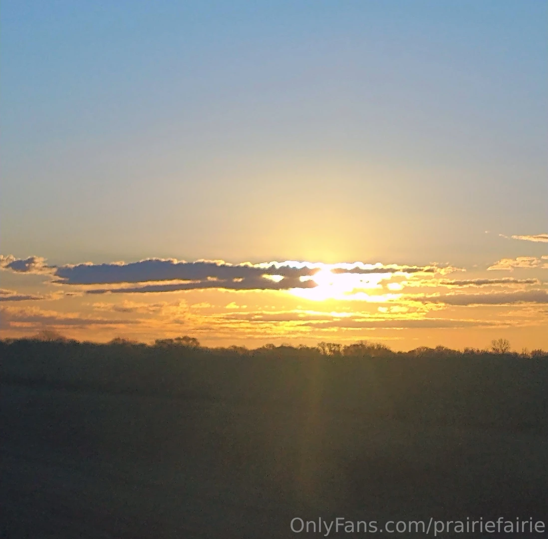 A nebraska sunrise on a day trip recently 