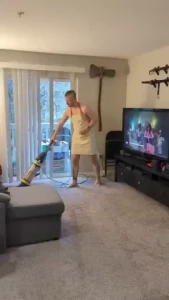 Sit back and relax while i take care of vacuuming
