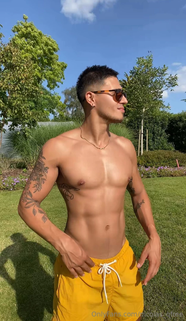 I love feeling the grass on my feet part 1 