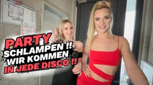 Partyschlampen wir kommen in jede disco um in die disco zu kommen