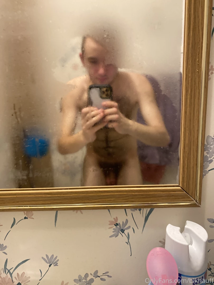 All showered and ready to be dried off top it off with a new hair cut 