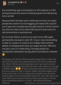 Hi hi hi everyone i m going to start offering joi custom videos again