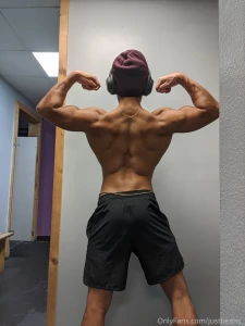 Nice hot shower after the gym