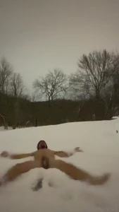 Let s play in the snow together and please tip if you enjoyed