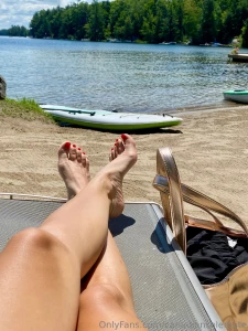 Beach day getting my tan on