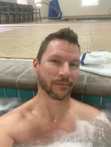 Spending the morning by myself in this hotel hot tub wish you could