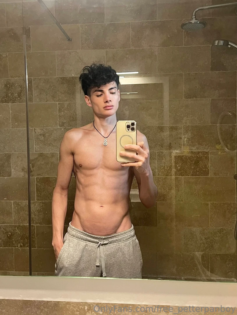 Shower time see you on petterpanboy 