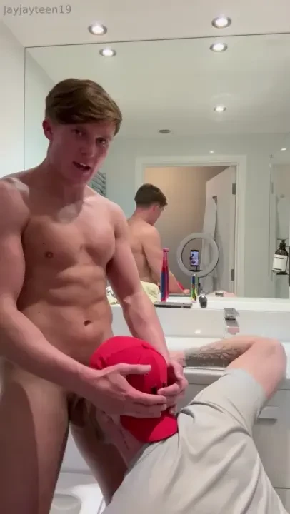 Who wants to watch gunnar reveal my hard uncut cock and give it a 
