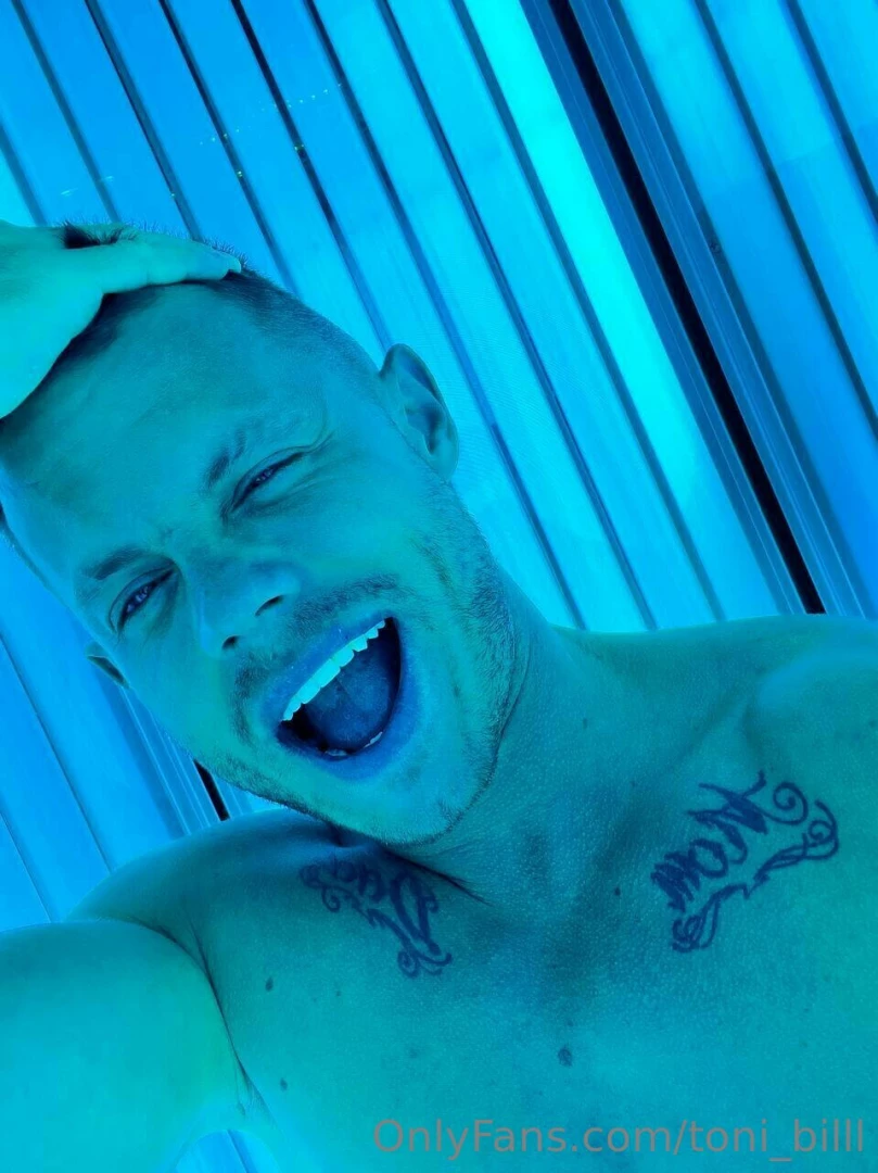 Tanning my creamy nuts for u 