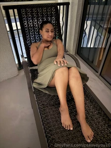 Out on the balcony catching a breeze literally part 2