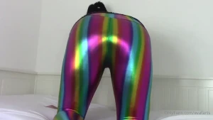 Long farts rainbow spandex 32 minutes long - enjoy my farty fans watch
