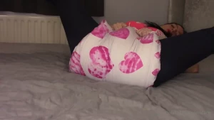 Muffled jean farts 10 minutes long - enjoy my farty fans watch me in