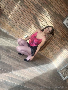 How do you like my new crotchless pantyhose