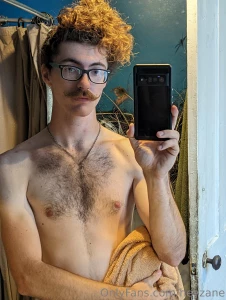 The mustache was fun while it lasted