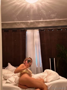 Bed is a complete mess but you get a naughty pic from the morning