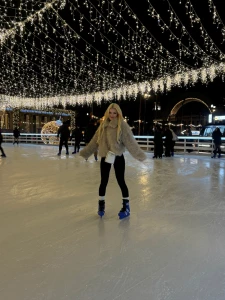 Spent the day at the ice rink and it was pure magic gliding on the