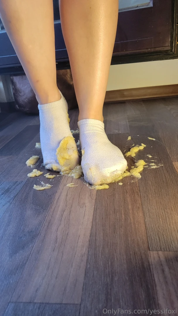 Oh mein gott sieh dir diese socken an nachdem ich die banane 
