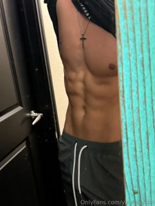 Tanning bed today how do my abs look part 1