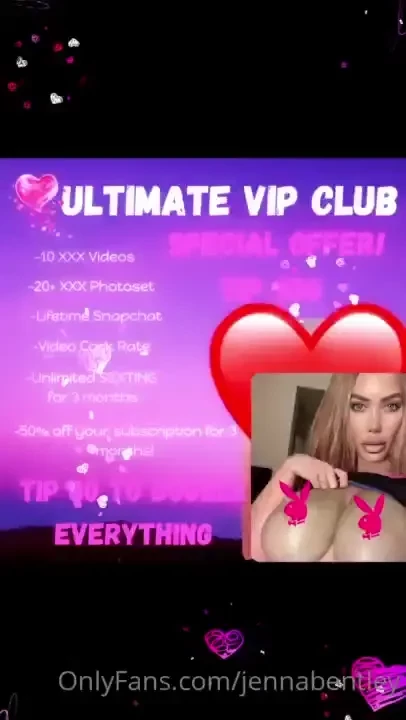 Become my vip with all the perks 