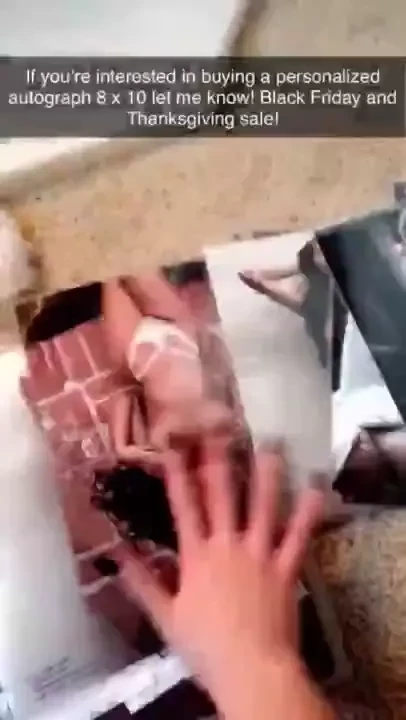 By request- i am also selling autographed eight by tens of my magazine 