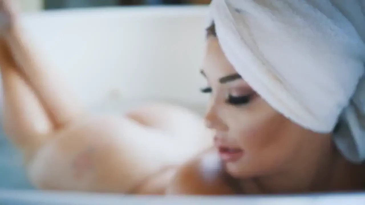 Enjoy the full nude version of my sexy bubble bath comment below what 