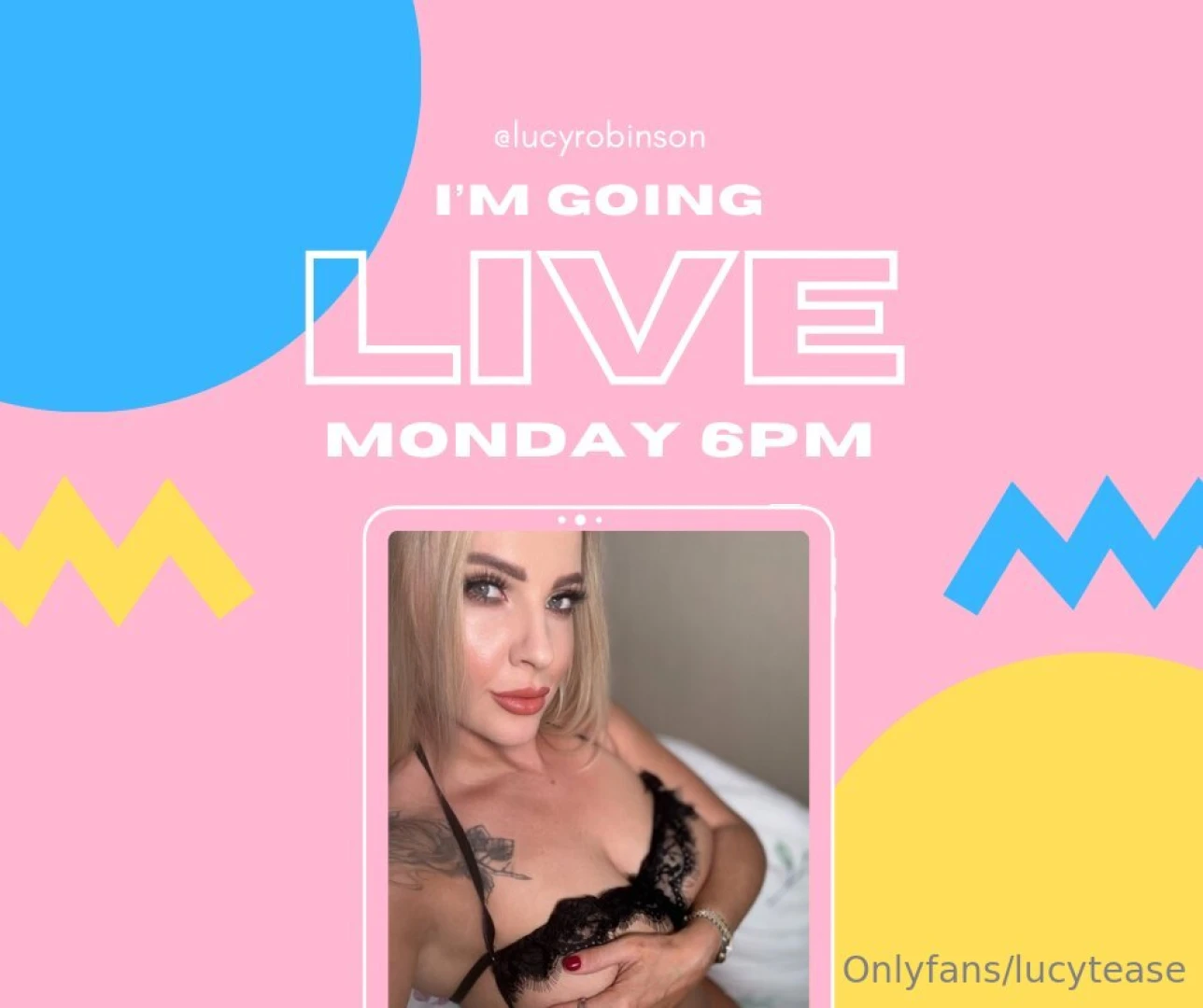 As promised i m going live on monday at 6pm bst you coming 