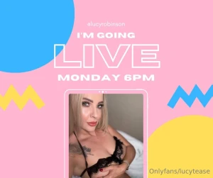 As promised i m going live on monday at 6pm bst you coming