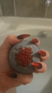 I love taking baths especially with bath bombs they re so pretty and part 2