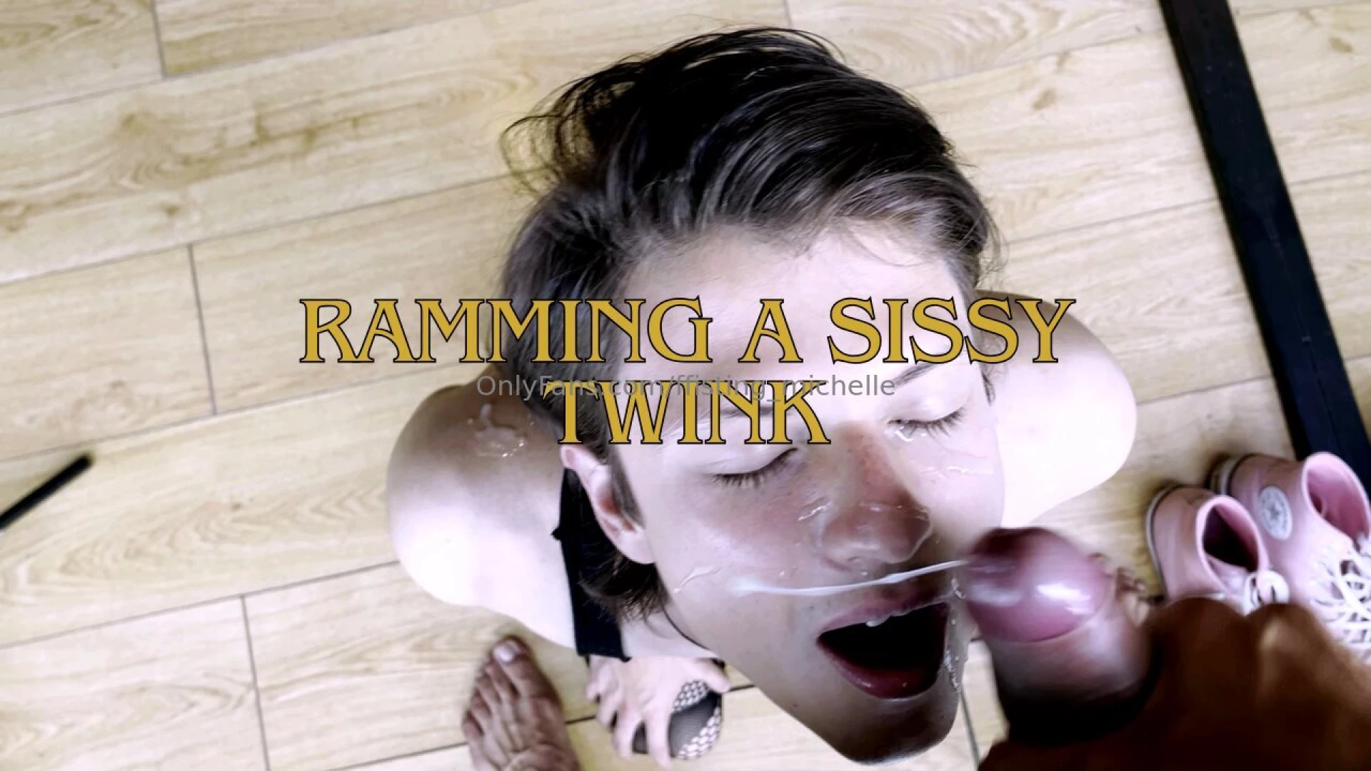 Watch me banging this slutty twink bareback i rimmed his ass choked 