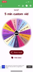 Benji1 wins a pussy pic outside congrats if you want to join in on