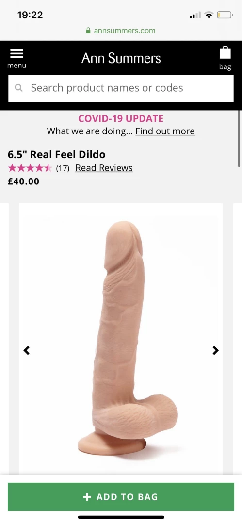Time to get extra naughty decided to get a realistic dildo for 
