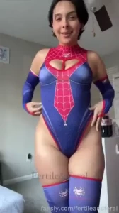 Happy halloween i bought a sexy spidey suit looks great no i had an