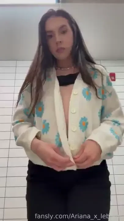 My boyfriend was waiting for me outside the bathroom meanwhile i was 