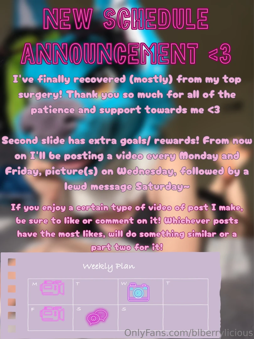 New pinned post lt 3 now that i m mostly recovered from surgery i m 