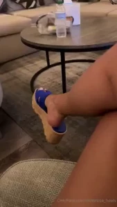 My devoted slaveboy bought me new hermes sandals and i love them