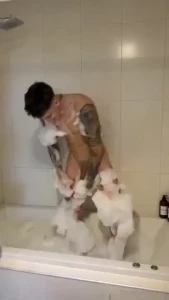 Hey love are you coming to bathe with me