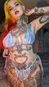 Self shot in handmade bikini