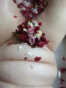 Sometimes i just need to relax and cover myself in roses sexy baths