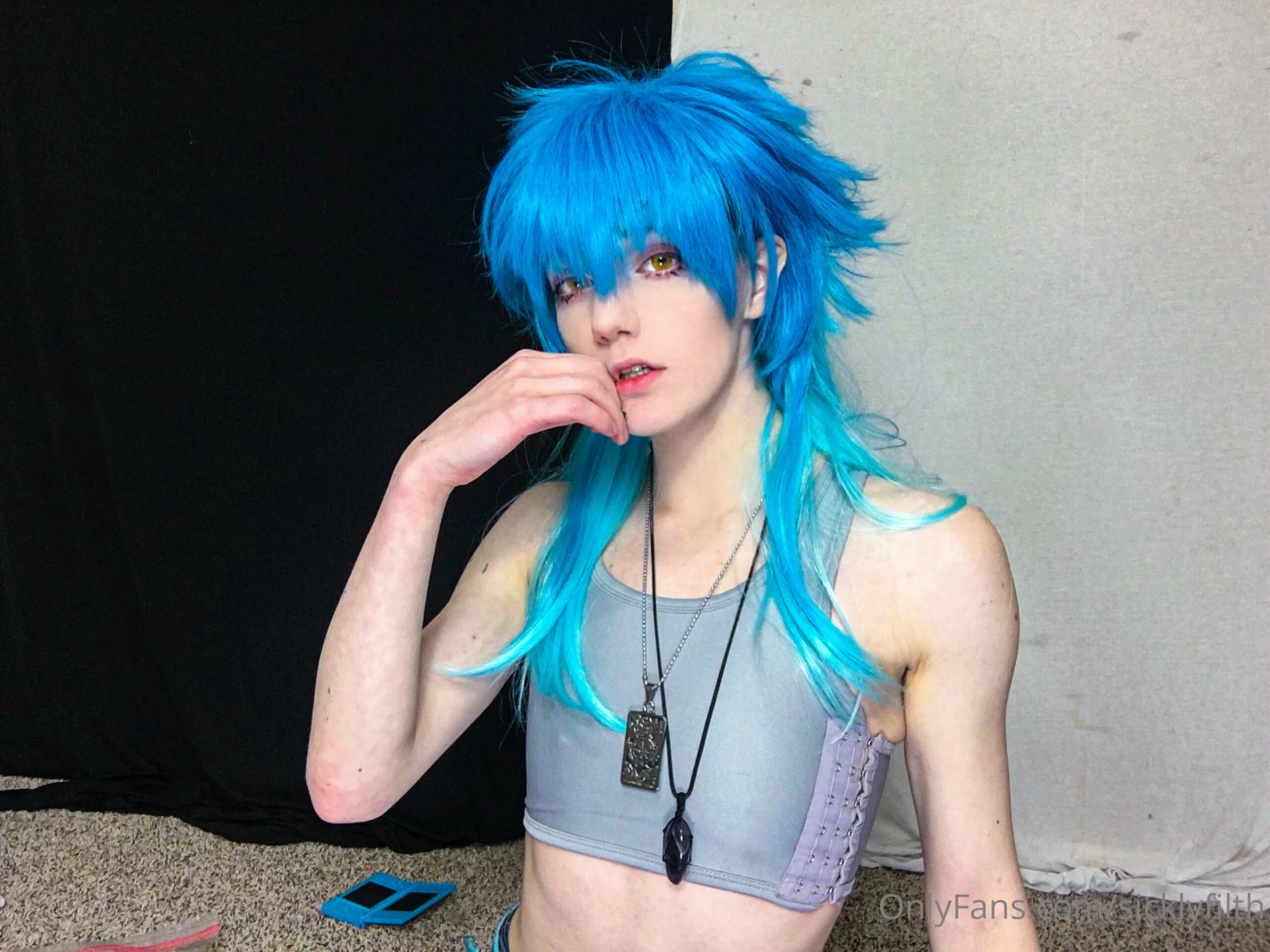 Everyone s favorite blue-haired yaoi protag lmao part 3 