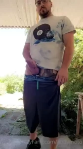 Out in the garden still edging