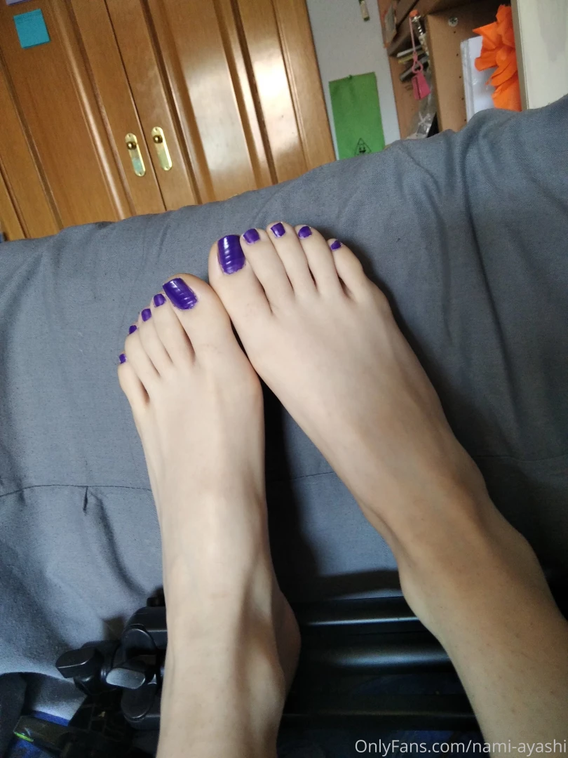 New color for my toes 