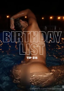 Birthday list ahhhh i m sooo excited that my bday is already this