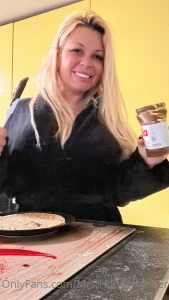 Good morning i wish you a wonderful day some sweet pancake in the