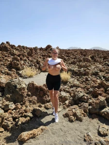 Taking the girls to a trip to teide full boobies part 2