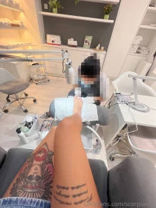 Hi doormat yesterday i went to the nail salon and they did a complete part 1