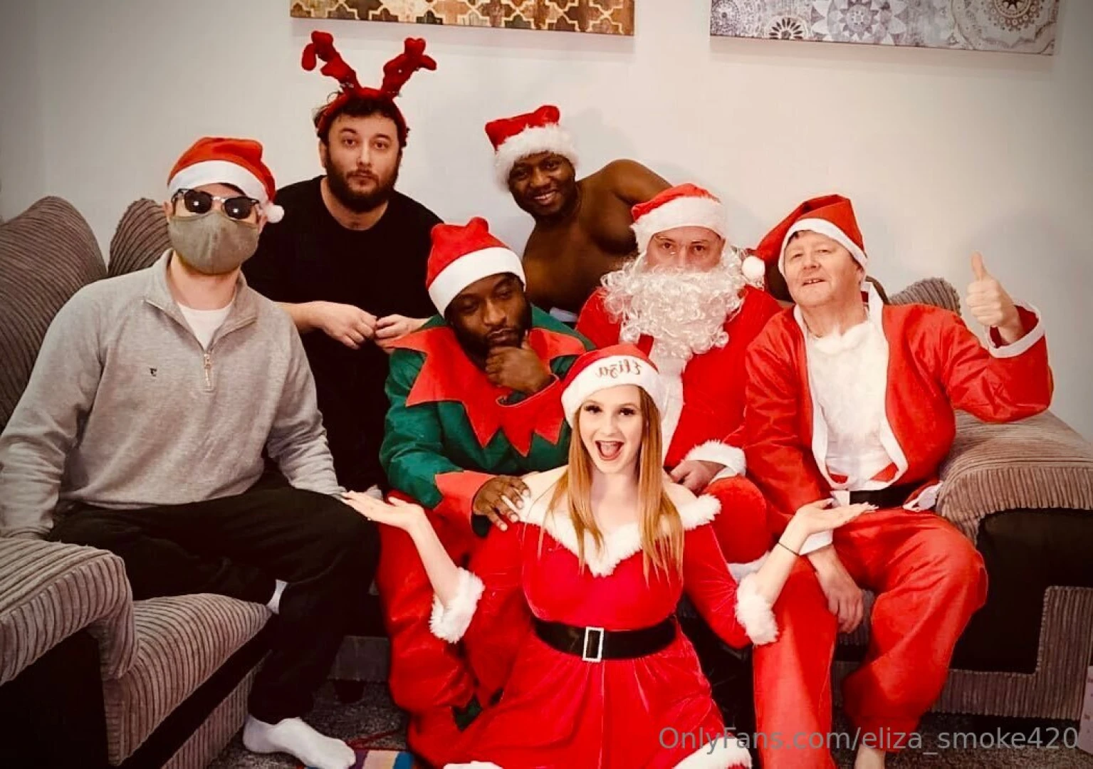 Merry christmas from me amp the blowbang gang trickeedickee 