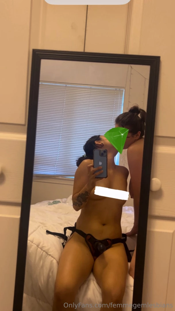 We thought it would be so fun to be able to watch in a mirror while we 